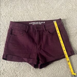 American Eagle Outfitters Women's Burgundy Shorts